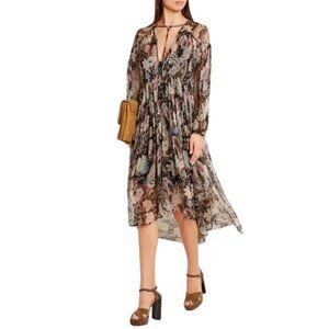 Zimmermann Henna T-Bar Dress Sz 0 Silk
